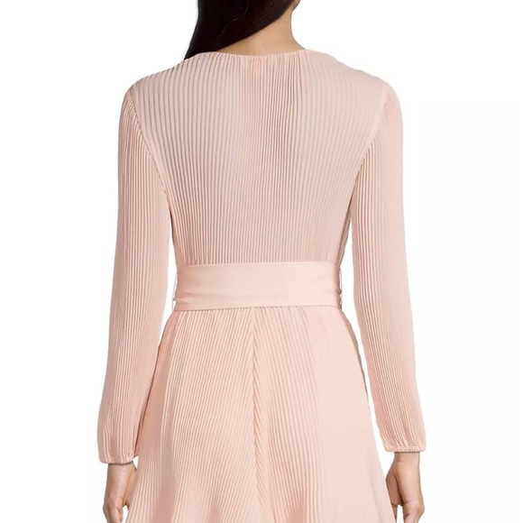 Milly Liv Pleated Belted Minidress - Picture 2 of 5